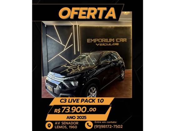 CITROËN C3 1.0 FIREFLY FLEX LIVE PACK MANUAL CITROËN C3 1.0 FIREFLY FLEX LIVE PACK MANUAL
